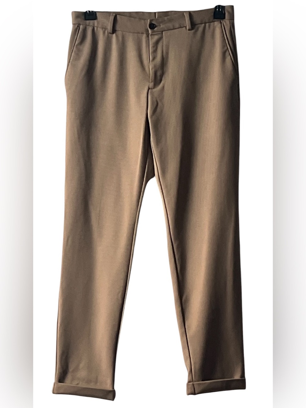 Zara Slim Straight Khaki Chinos -‎ Light Brown, Size 30 (US)